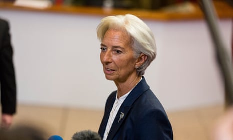 International Monetary Fund chief Christine Lagarde – the Fund calls for more debt relief for Greece to prevent an inevitable repeat of the current crisis.