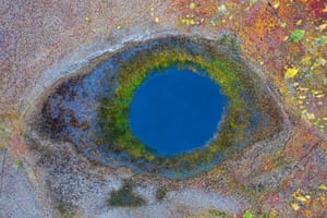 A pool that looks like an eye