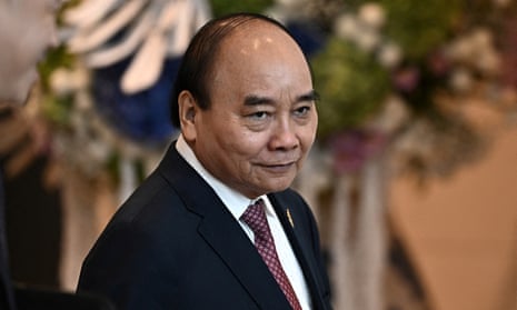Vietnam's president, Nguyen Xuan Phuc