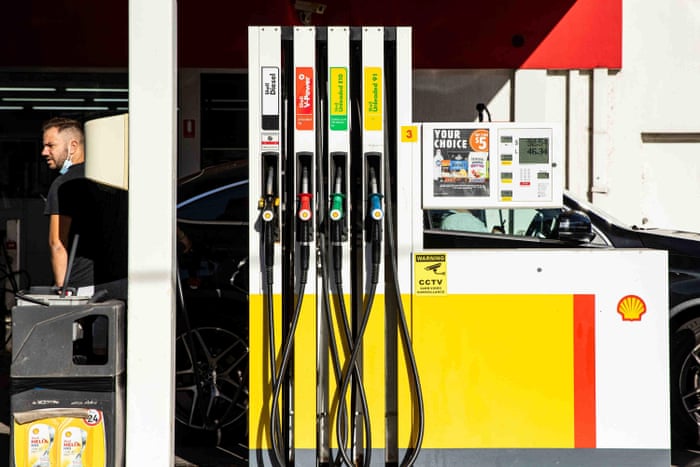 A Shell petrol station in Melbourne.