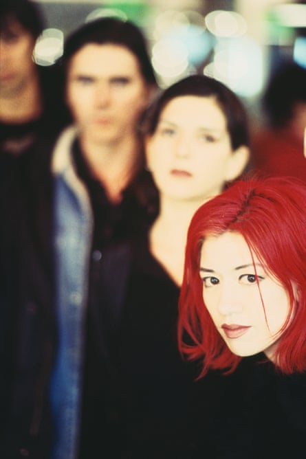 Lush in 1993, Acland at far left.