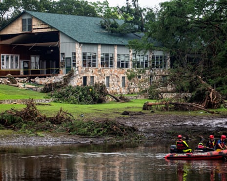 Search teams continue to look for flood victims near Camp Mystic.