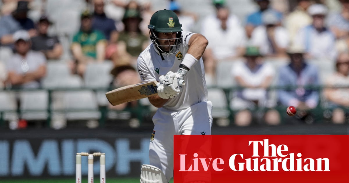 South Africa v Australia: third men’s cricket Test, day one – live