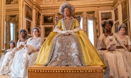High society … Golda Rosheuvel as Queen Charlotte in Bridgerton.