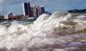 Miami is one of a number of US cities at risk from the effects of climate change.
