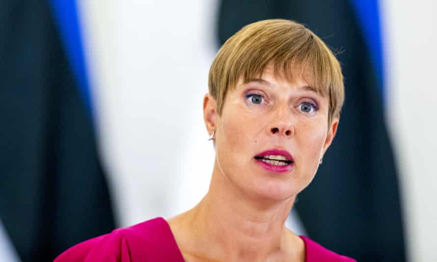 Estonia’s current president Kersti Kaljulaid.