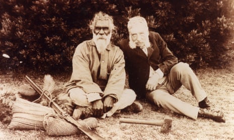 William Barak, pictured with Walter Briggs at Yeringberg, c1880s.