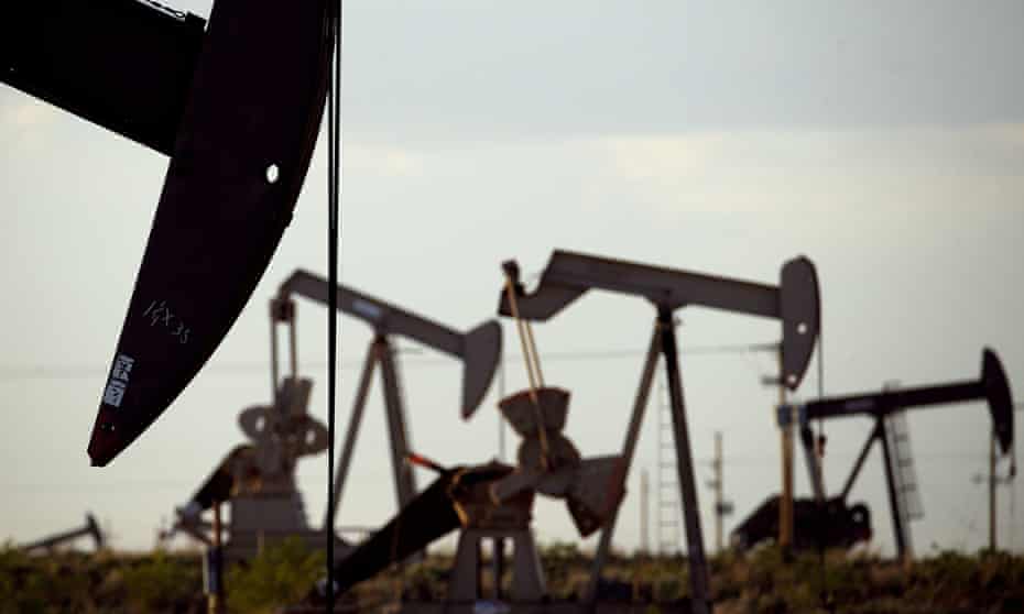 FILE - In this April 24, 2015, file photo, pumpjacks work in a field near Lovington, N.M. The Biden administration has approved thousands of drilling permits since taking office despite a campaign pledge to end fracking on federal land. (AP Photo/Charlie Riedel, File)