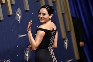 The Studio’s Chase Sui Wonders wears a tailoring-inspired corset dress by Met Gala favourite Thom Browne