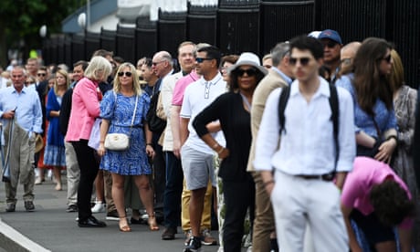 Line call: the Wimbledon ticket queue is back – and tennis fans couldn’t be happier