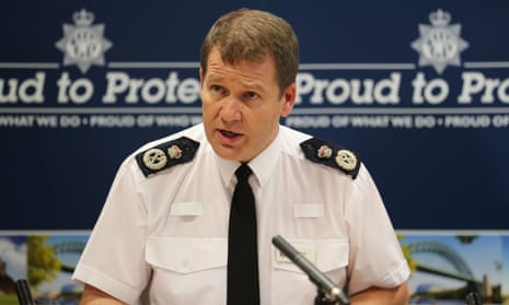 Northumbria’s chief constable, Steve Ashman, at an Operation Shelter press conference