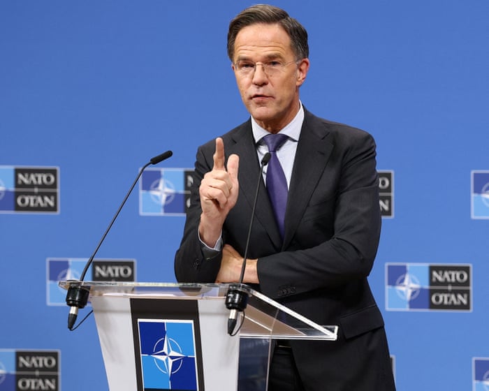 Nato ‘ready and willing to do what it takes’ to protect Europe, says Rutte – video