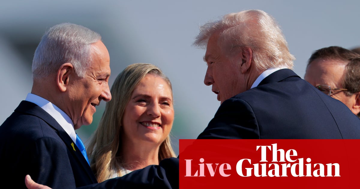 Israeli hostage release: Netanyahu welcomes Trump with second group of hostages expected to be released shortly – live updates