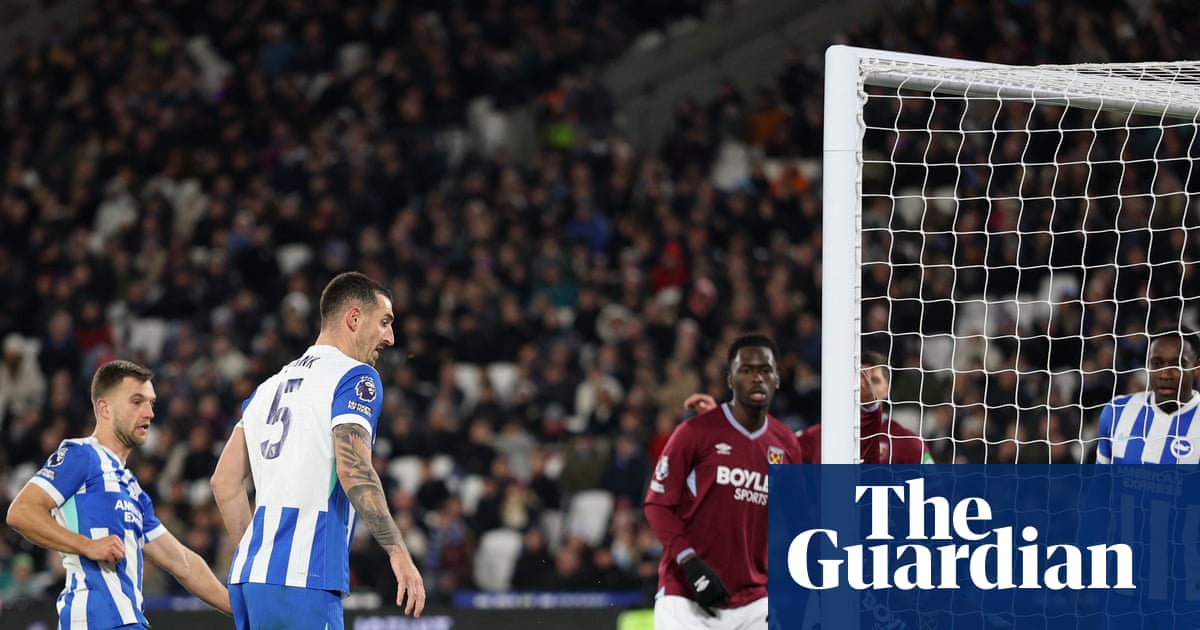 Veltman earns Brighton draw at West Ham after Welbeck spot-kick drama
