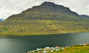 Eskifjordur, a fjord in east Iceland.