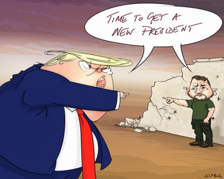 Nicola Jennings on the public row between Trump and Zelenskyy – cartoon