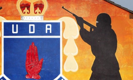 A UDA mural in Belfast in 2003. In 2007 the UDA said its ‘military war’ was over.