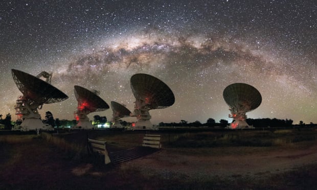 The Australian Telescope Compact Array pinpointed the location of the burst of radio waves.