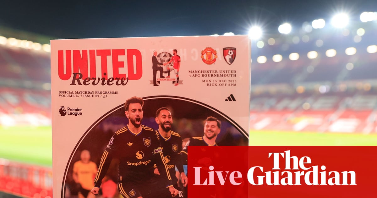 Manchester United v Bournemouth: Premier League updates live