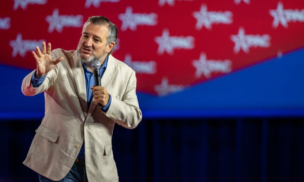 Ted Cruz parle à CPAC à Dallas.