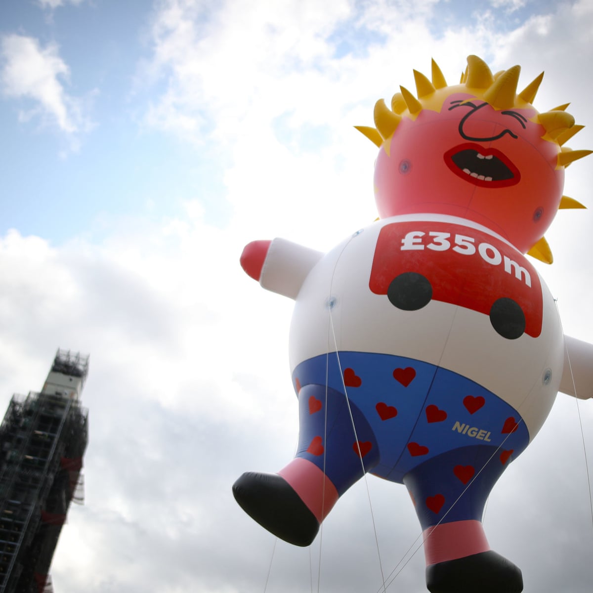 Boris Johnson Blimp Has Wind Taken Out Of It Boris Johnson The Guardian