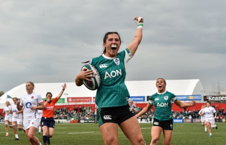 Amee-Leigh Costigan in action for Ireland