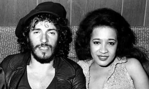 With Bruce Springsteen in New York, 1975.