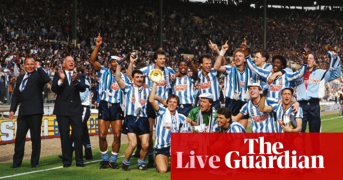 Coventry City 3-2 Tottenham Hotspur: 1987 FA Cup final – as it happened