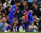 Quickfire Doué and Dembélé inspire PSG to wild win at Manchester City