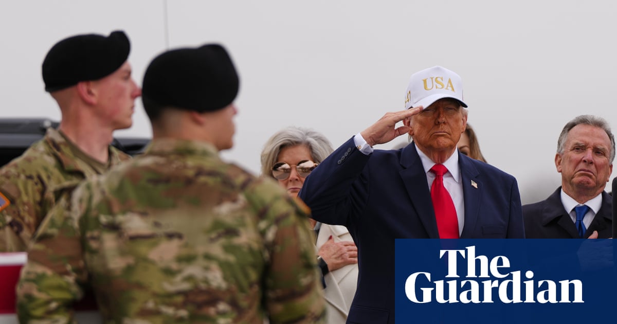 Fox News bravely shields viewers from the unspeakable horror of seeing the commander-in-chief salute war dead in his own golf hat by replacing reality with a rerun.