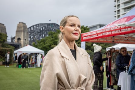 Jo Harvey in the Kirribilli markets