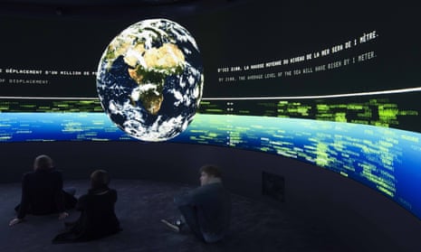 Global panic: art show Exit brings climate change to shocking life |  Installation | The Guardian