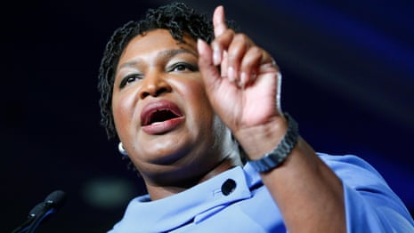 'Every vote is getting counted': Stacey Abrams refuses to concede – video