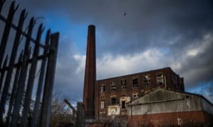A former mill lays derelict in Rochdale.