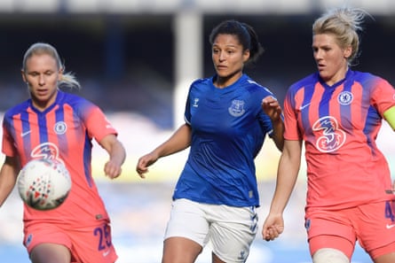 Gauvin in action against Chelsea.