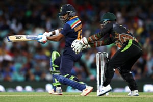 Shikhar Dhawan of India bats