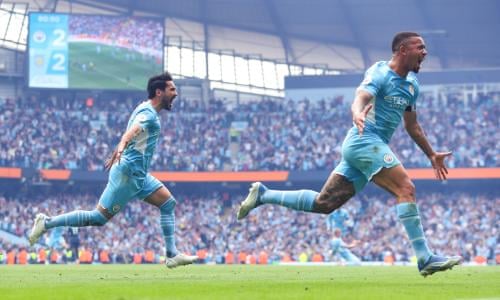 Pep Guardiola labels Manchester City players 'legends' after title success
