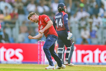 Liam Dawson. on his World Cup debut, came to the fore against Nepal on a day when Adil Rashid was hit out of the attack.