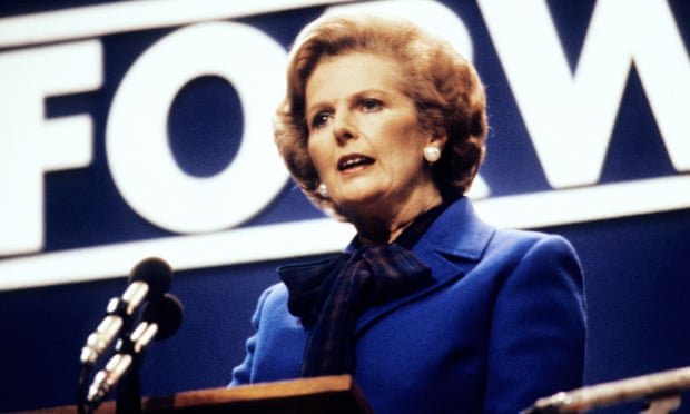 Margaret Thatcher, a ‘lady not for turning’ at the Conservative party conference, 1980.