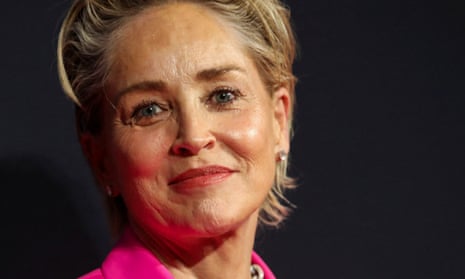 Sharon Stone at the pre-Grammy gala in Los Angeles last month.