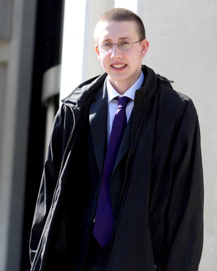 Alfie Meadows outside Kingston crown court in March 2012