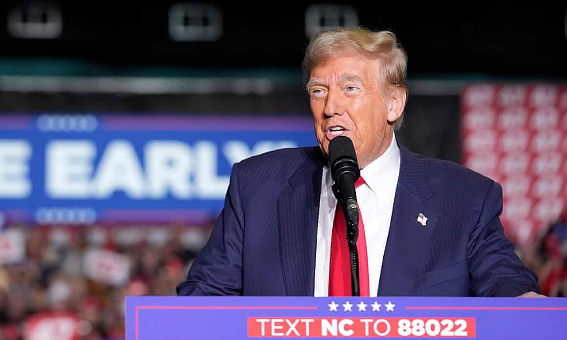 Donald Trump in Greensboro, North Carolina