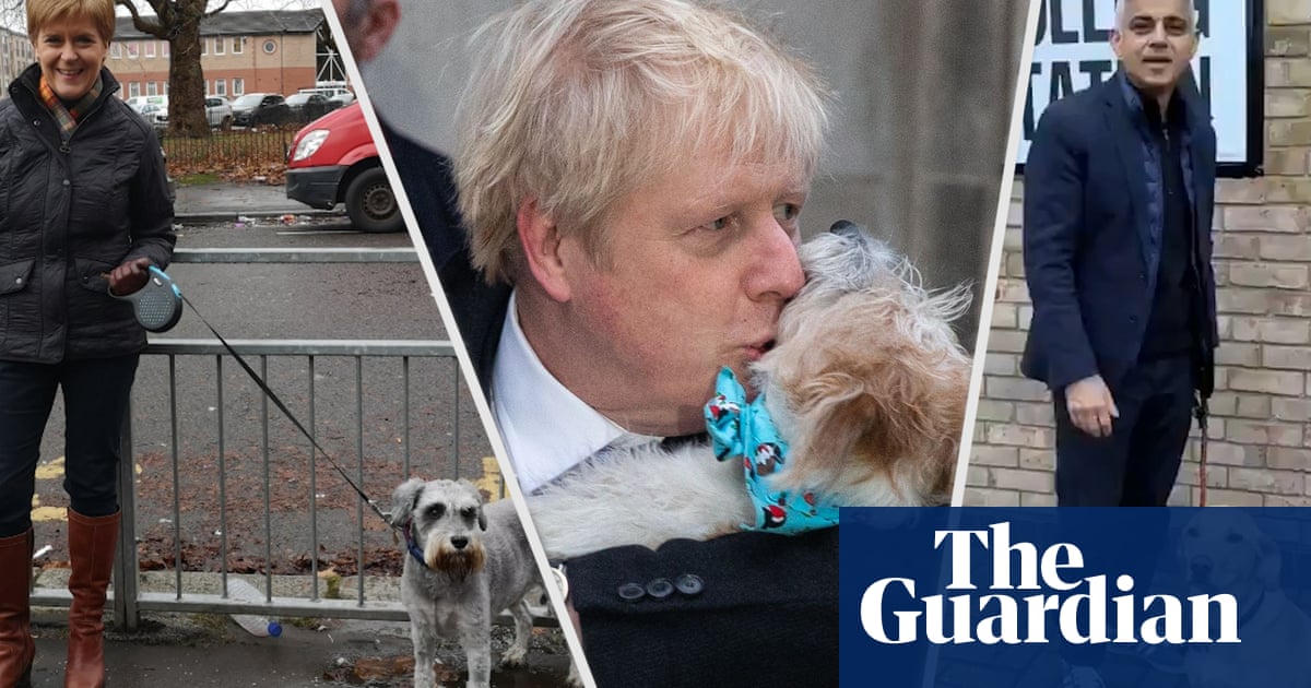 Politicians Joined By Dogs On Election Polling Day Video Uk General Election 2019