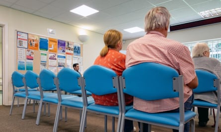 Patients waiting for their appointments.