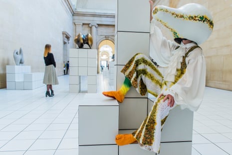 Wonderfully perverse … a gourd-headed dancer in The Squash, Anthea Hamilton’s immersive installation for Tate Britain’s Duveen Galleries.