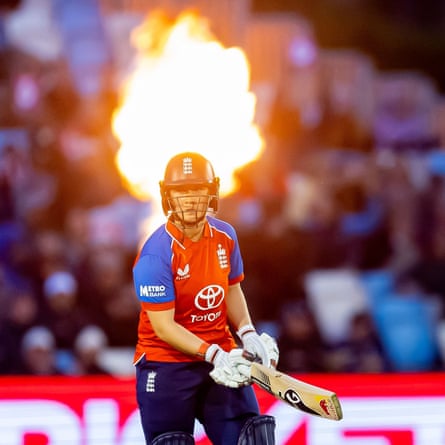 England Women’s Alice Capsey during the International T20 match against New Zealand Women.