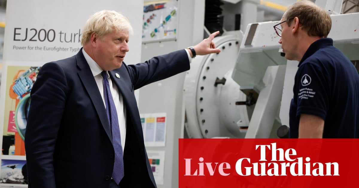 UK factory orders growth hits record while inflation also surges – business live