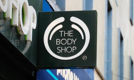 The Body Shop store in Nottingham City Centre.