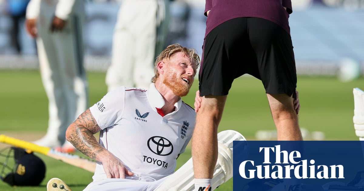 Pope will make sure injured Stokes doesn't push himself to a ridiculous place'