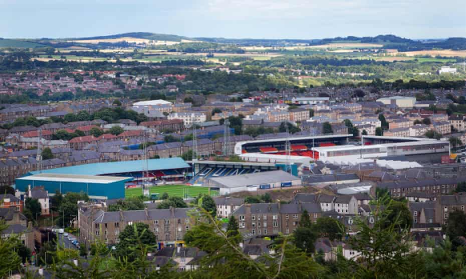 The Story of How 'Dundee United' Became An Insult in Nigeria 1 A view of Dens Park and Tannadice Park in Dundee.